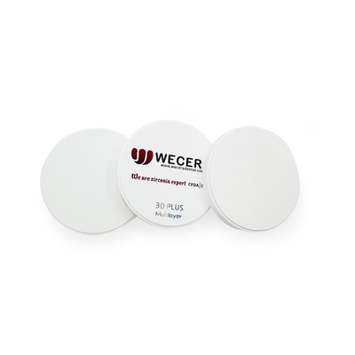 16mm Thickness A3 High Translucent Zirconia Blocks Dental Multilayer Open System