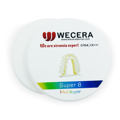 All In One 3D Multilayer Zirconia Structure With 11 Gradients