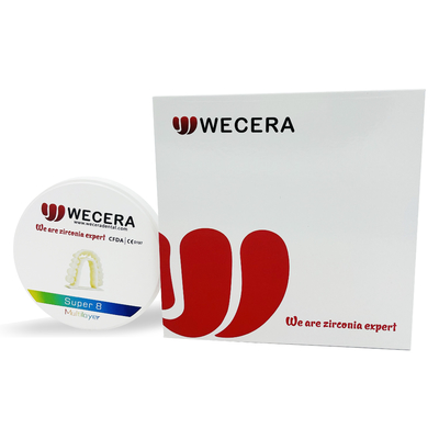 Super Strong 700MPa 8-Layered Zirconia Blocks For Crowns/Bridges