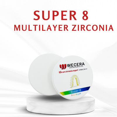 16mm Thickness Multilayer Zirconia Disc for Dental Lab Smooth Surface