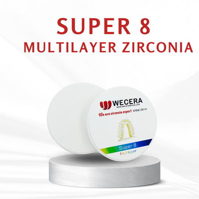 98mm Zirconia Block for Amann Girrbach System with 900Mpa Bending Strength