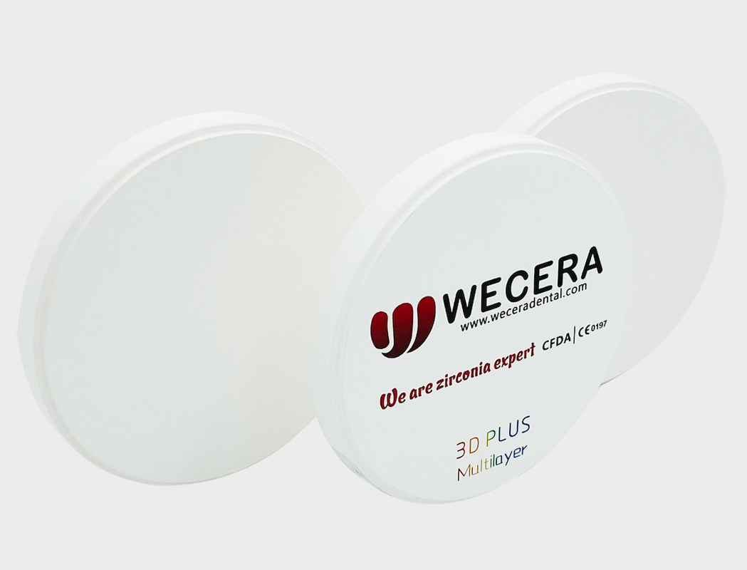 Hard Resilient Multilayer Zirconia Block All Ceramic Dental Zirconia Discs