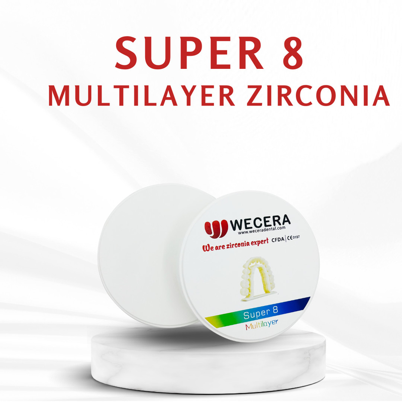 16mm Thickness Multilayer Zirconia Disc for Dental Lab Smooth Surface