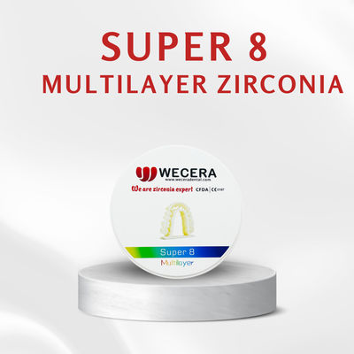 Disco multi strato ossido vuoto Perfetto per applicazioni di laboratorio dentale Con omogeneità e affidabilità dei materiali superiori